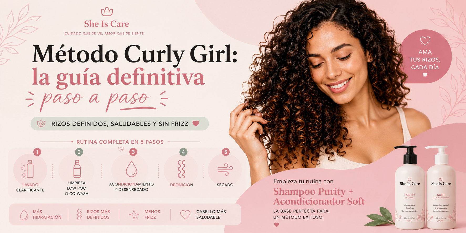 Método Curly Girl: la guía definitiva paso a paso