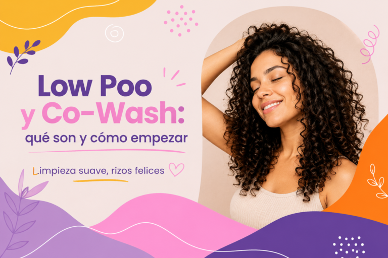 Qué es el low poo y qué es el co wash para cabello rizado